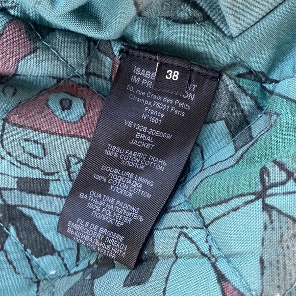 Isabel Marant Erial Oversized Convertible Embroidered Denim Jacket - 38 - Picture 9 of 13